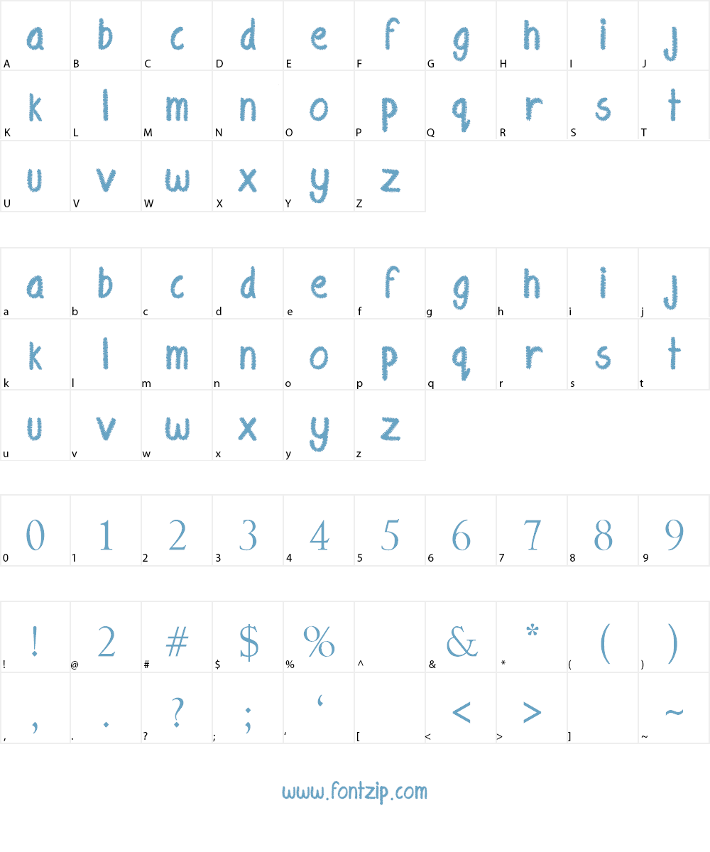 Eyeliner Tattoo Font Character